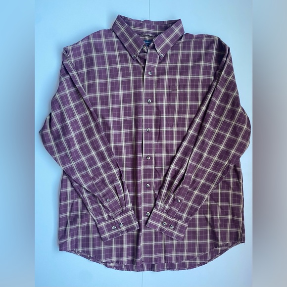 Arrow Men’s Plaid Button Down Shirt - Picture 1 of 5